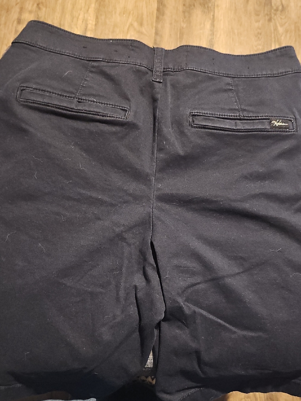 Hollister Men's Navy Flat-Front Chino Shorts Waist 30 Flex Summer Casual - Picture 5 of 5
